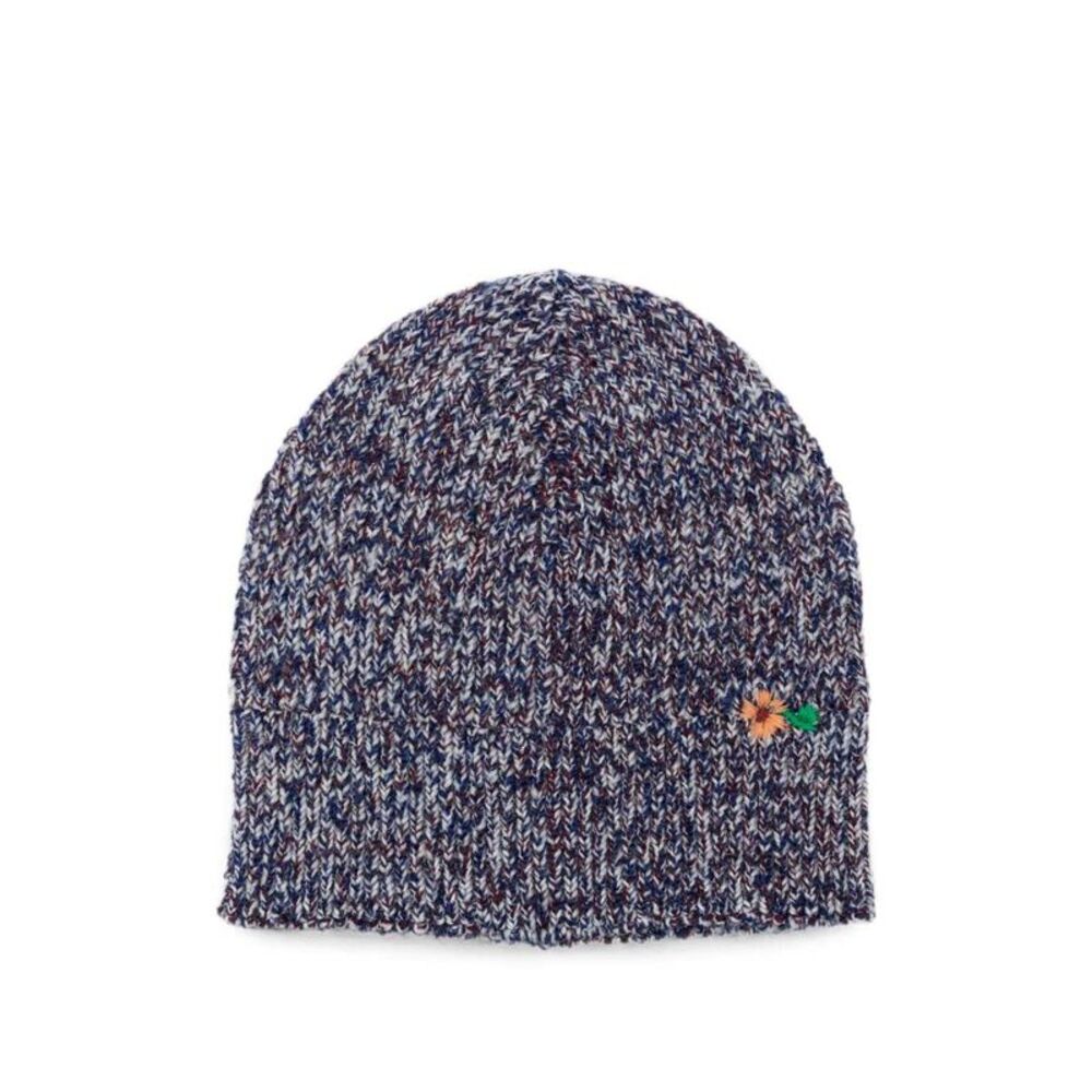 Dries Van Noten Men Manar Embroidered Hat In Blue